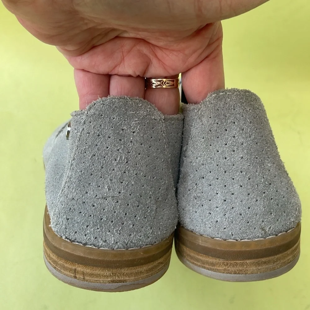 Hush Puppies Gray Suede Loafers - Picture 10 of 11